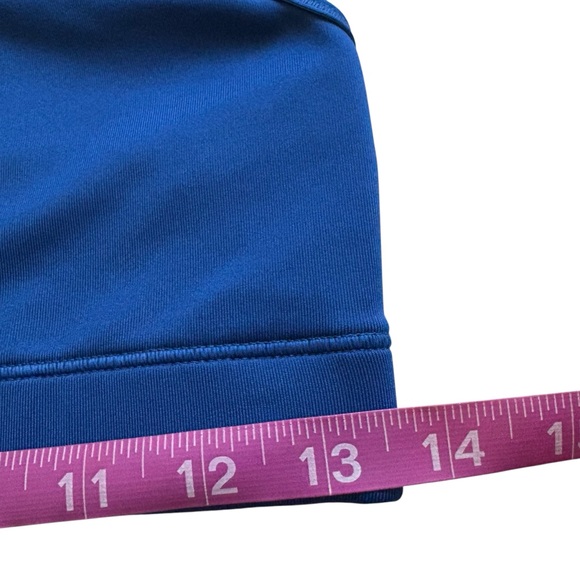 Nike Womens Royal Blue Sports Bra Dri Fit No Padding Wire Free Casual Gym Yoga - Picture 4 of 4